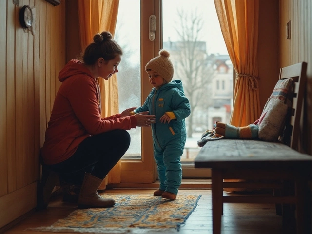 Как одеть детей в холодную погоду: слои, материалы и таблица температур (2025)