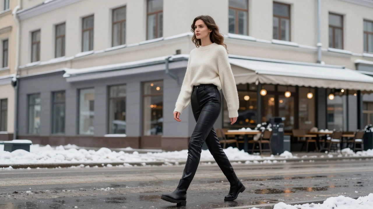 Можно ли носить кожаные брюки в 2024 году: реальные тренды в России