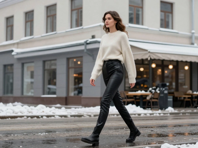Можно ли носить кожаные брюки в 2024 году: реальные тренды в России