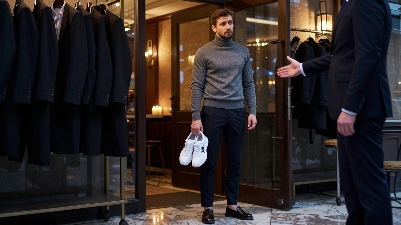 В чем не пустят в ресторан: мужской дресс-код осени 2026