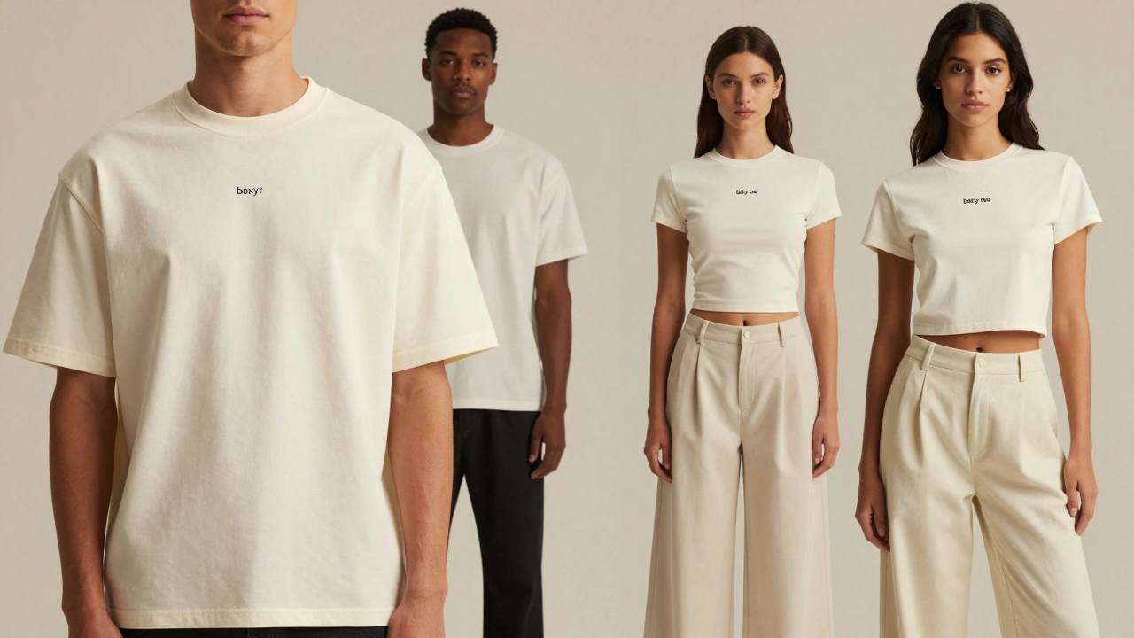 Модные футболки 2024: какие фасоны, цвета и ткани выбрать